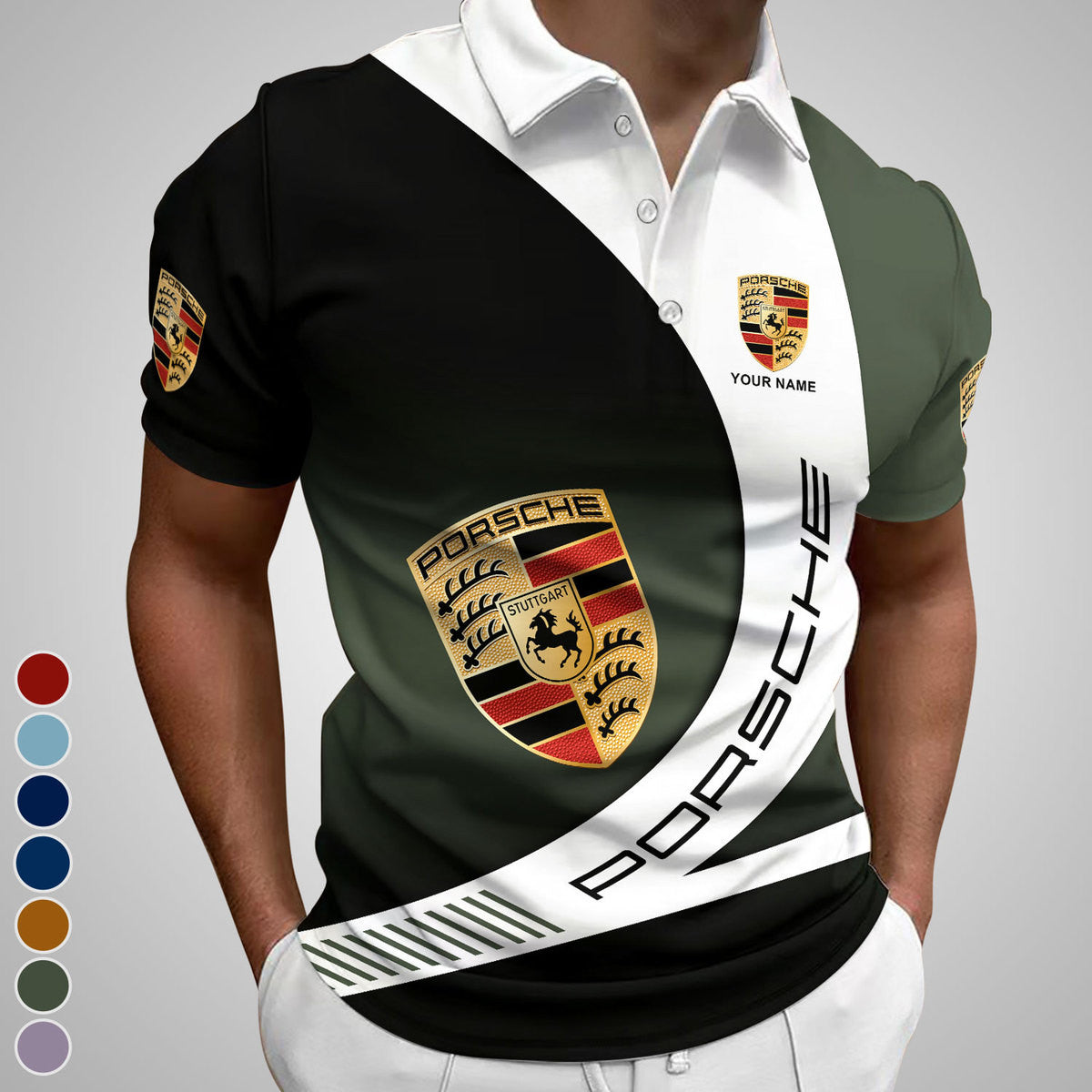 Personalized Pors Colors 3D Full Printing Set ,Pors Shirt , Hoodie , Short , Polo ,hawaii V7