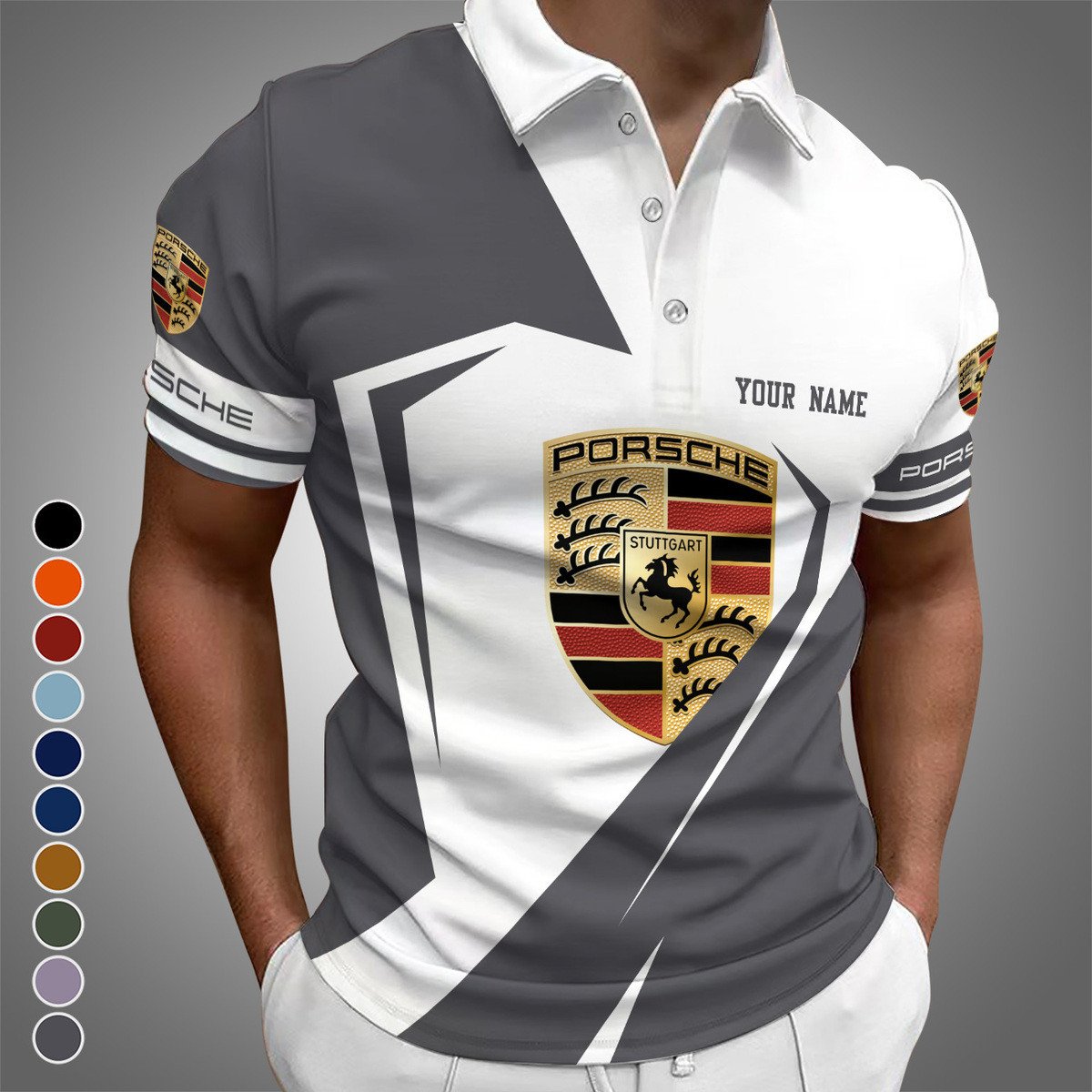 Personalized Pors Colors 3D Full Printing Set ,Pors Shirt , Hoodie , Short , Polo ,hawaii V8