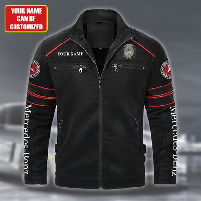 Personalized Merc Wolverin Leather Jacket