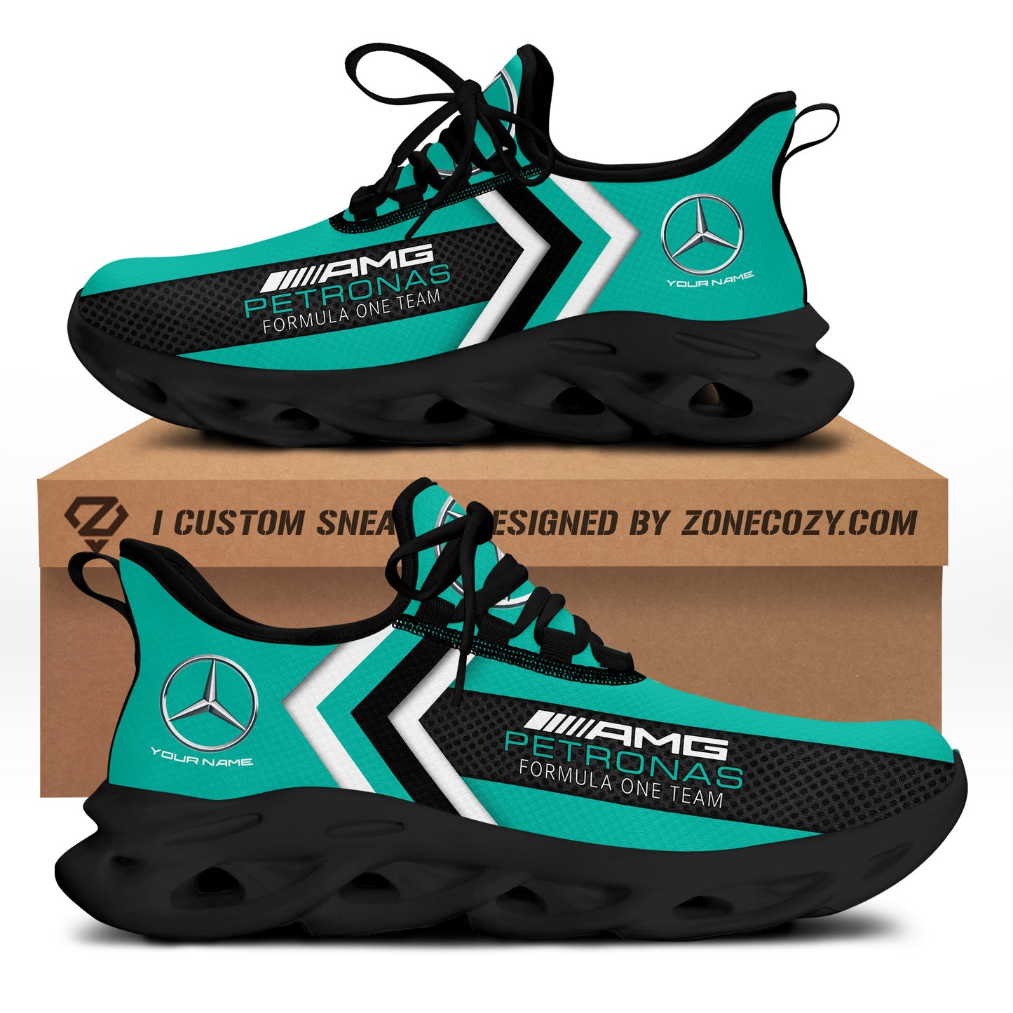 Merc AMG Petronas Chunky Custom Sneaker