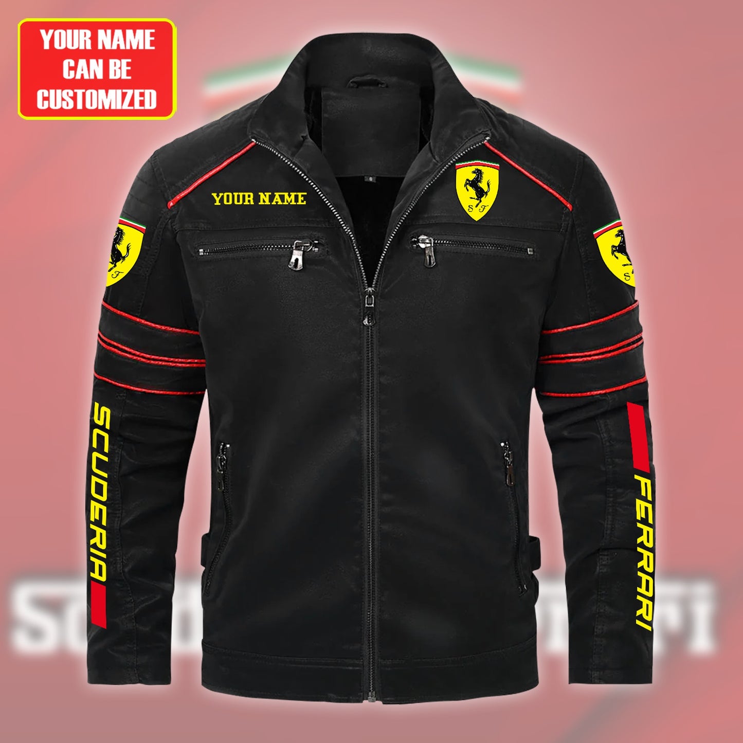 Personalized SF Wolverin Leather Jacket
