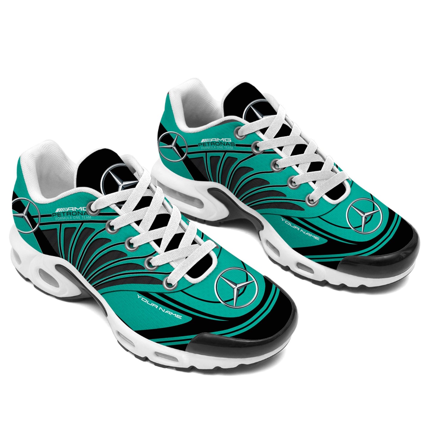 Personalized Merc AMG Petronas Air Cushion Sneaker