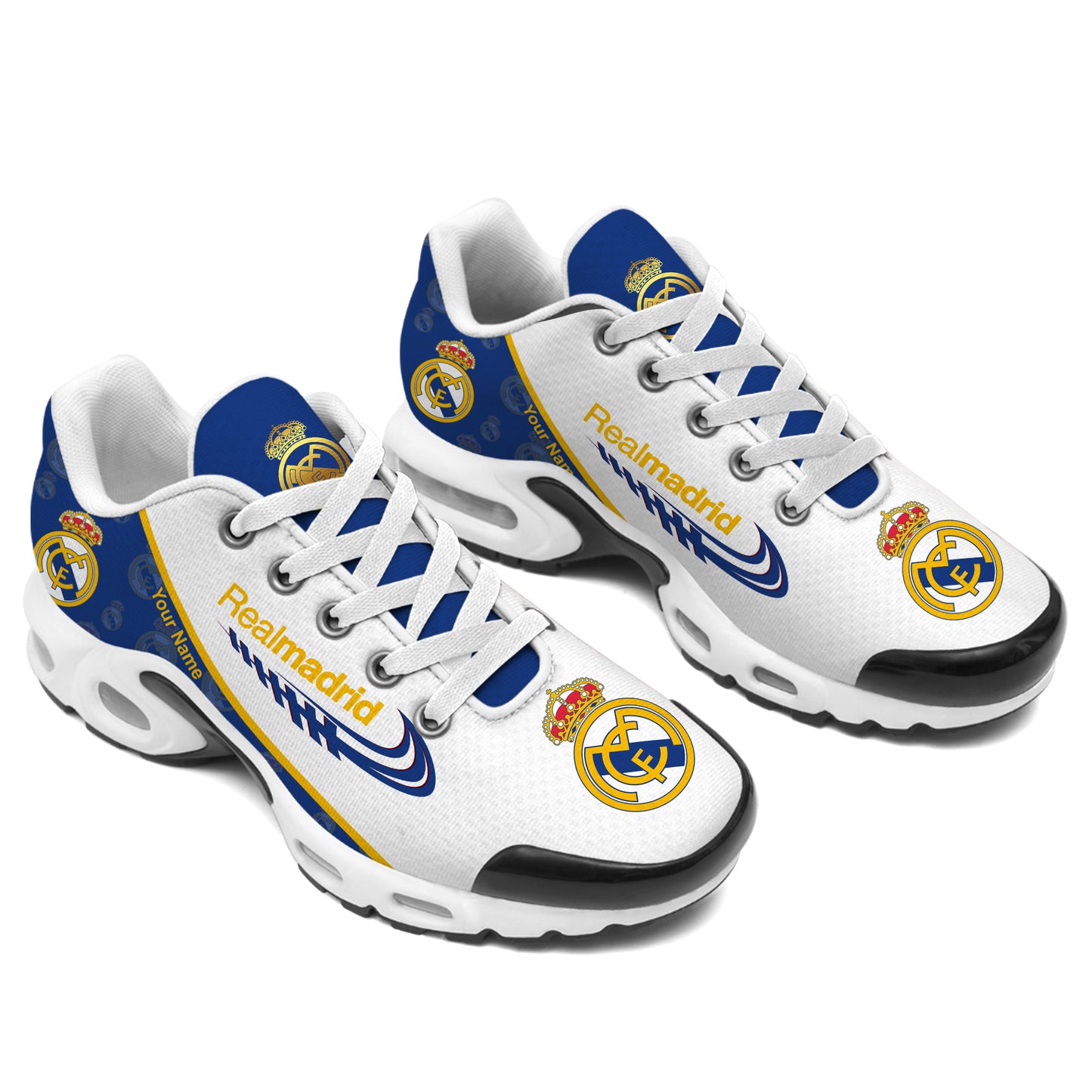Personalized Real Madrid Air Cushion Sneaker