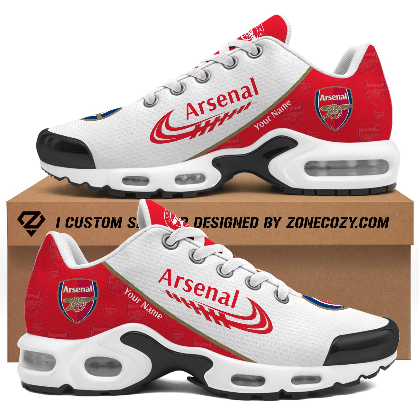 Personalized Arsenal Air Cushion Sneaker
