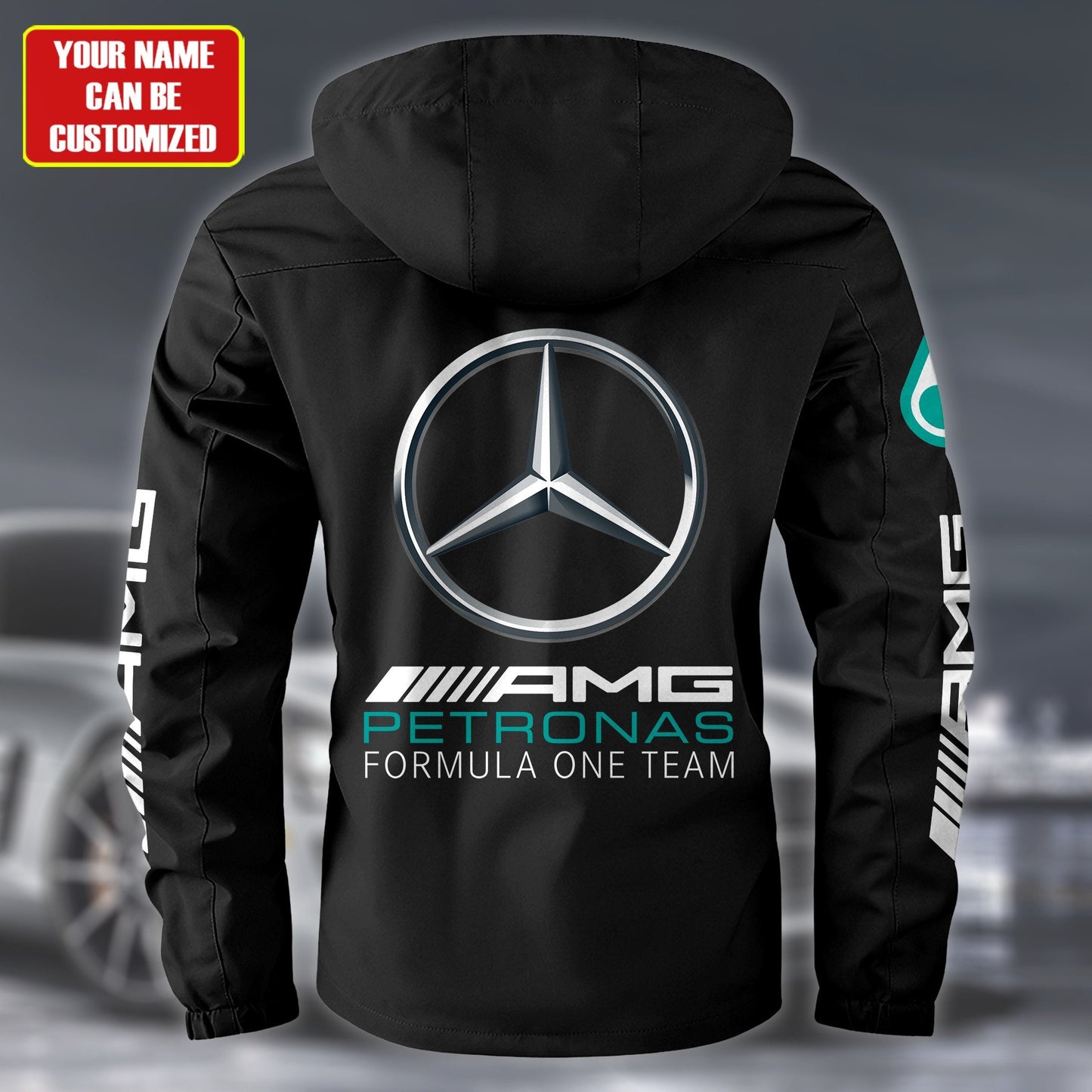 Merc AMG Petronas Windbreaker Hooded Jacket