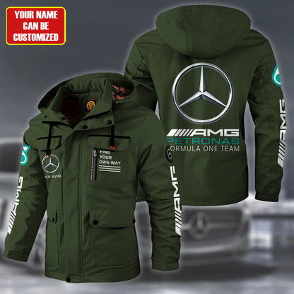 Merc AMG Petronas Windbreaker Hooded Jacket