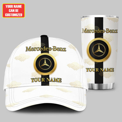 Personalized Merc Cloud Classic Cap With Tumbler