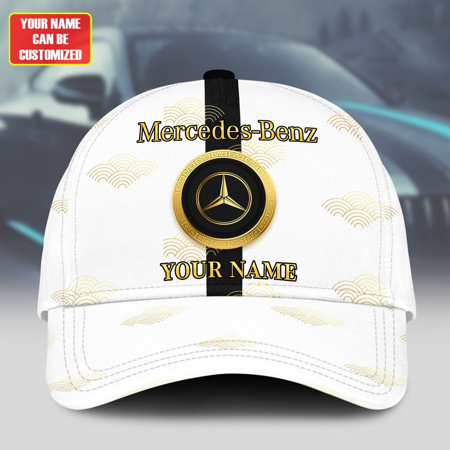 Personalized Merc Cloud Classic Cap With Tumbler