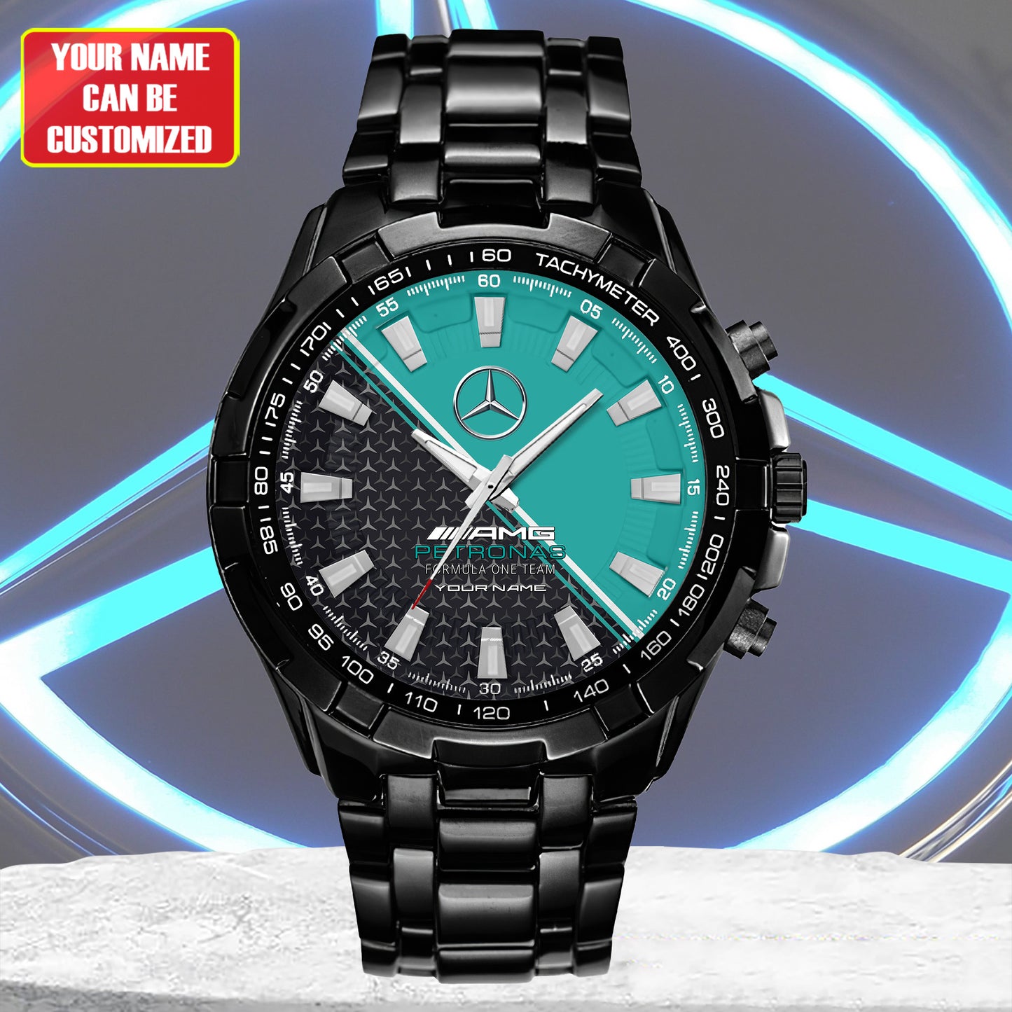 Personalized Merc Petronas Alloy Quartz Watch