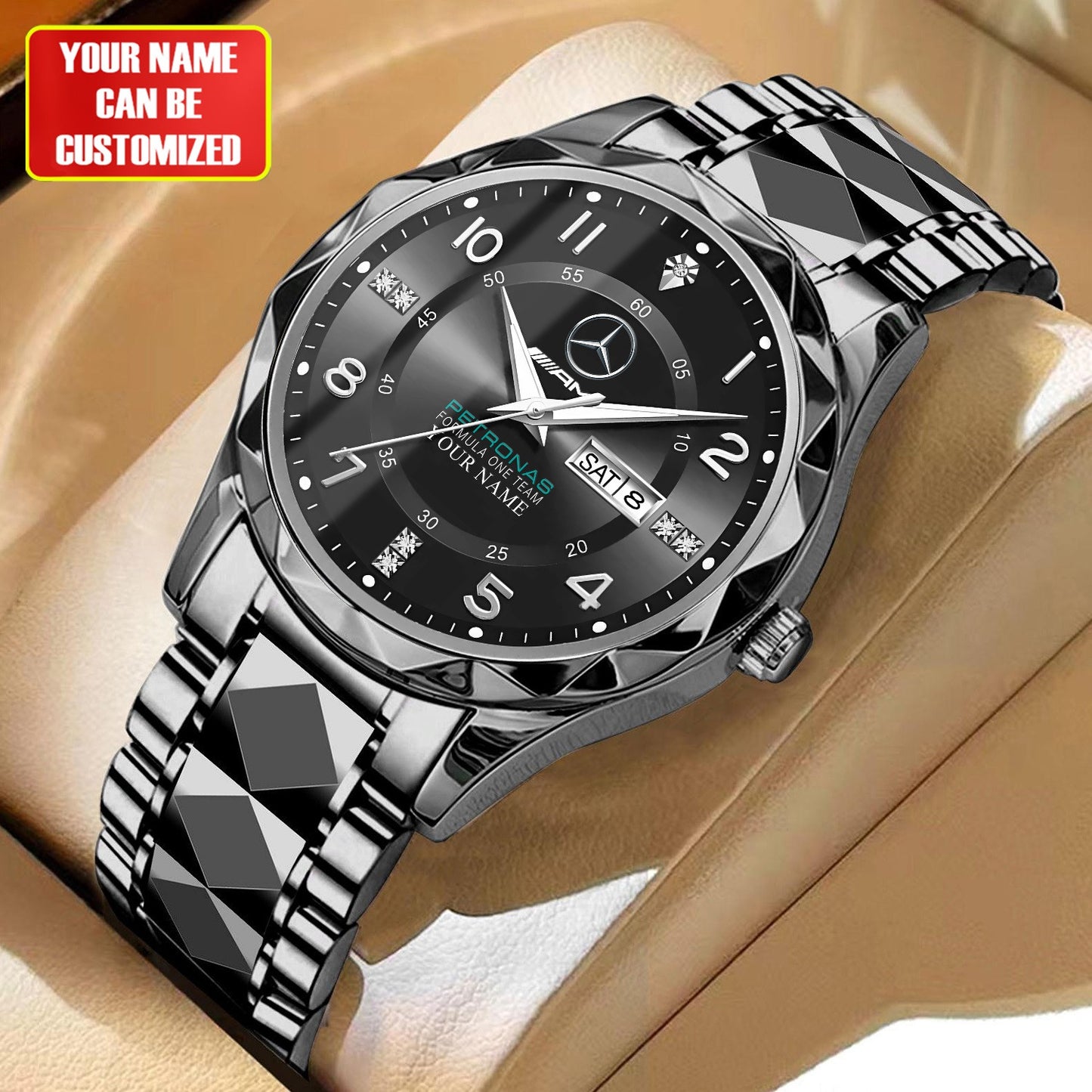 Personalized Merc AMG Petronas Luxury Alloy Charley Watch