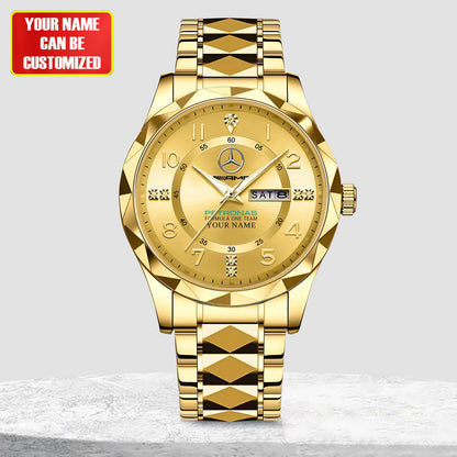 Personalized Merc AMG Petronas Luxury Alloy Charley Watch