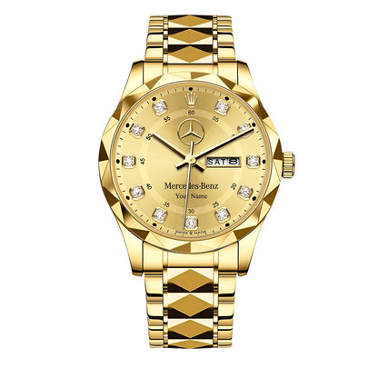 Personalized Merc Datejust Alloy Charley Watch