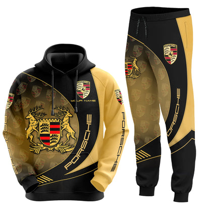 Personalized Pors Q6 3D All over Printed Hoodie and Sweatpants set