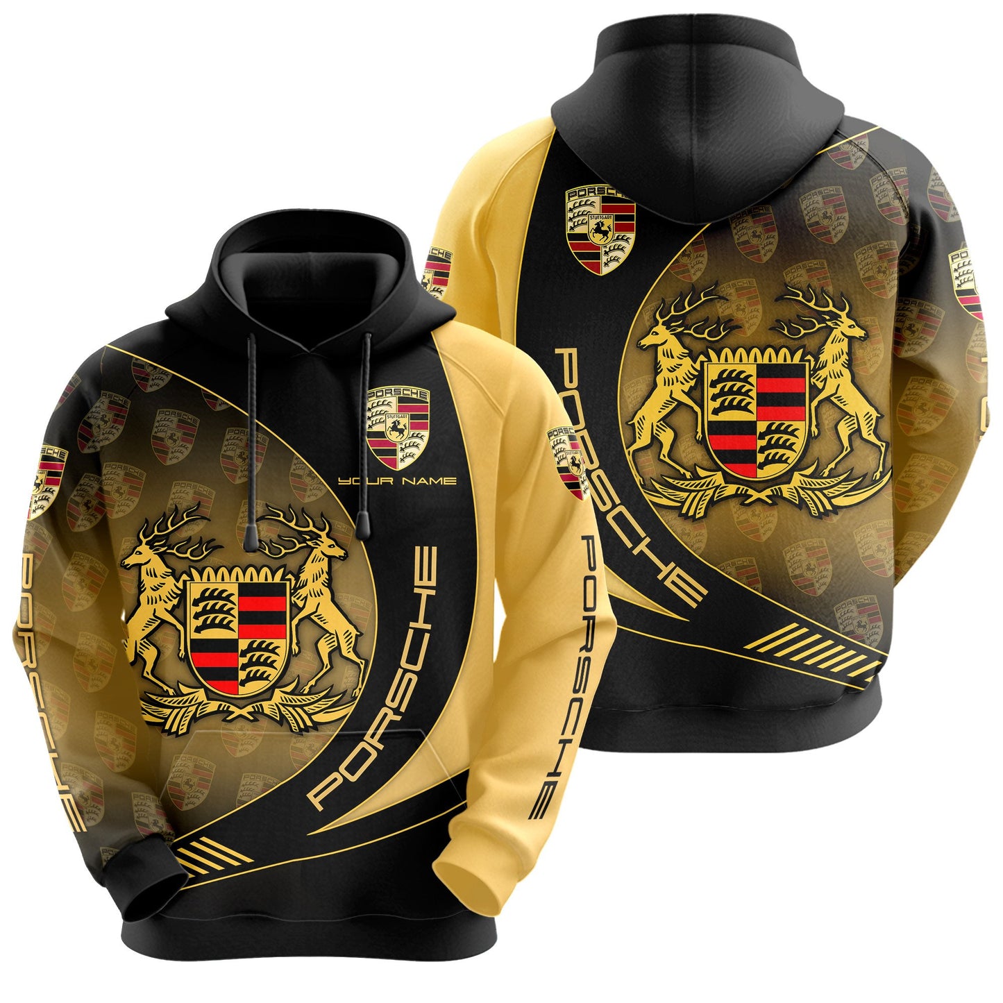 Personalized Pors Q6 3D All over Printed Hoodie and Sweatpants set