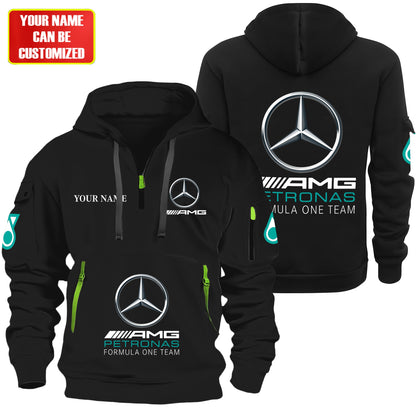 Personalized Merc AMG Petronas Zip-Hoodie Cotton Jacket V2