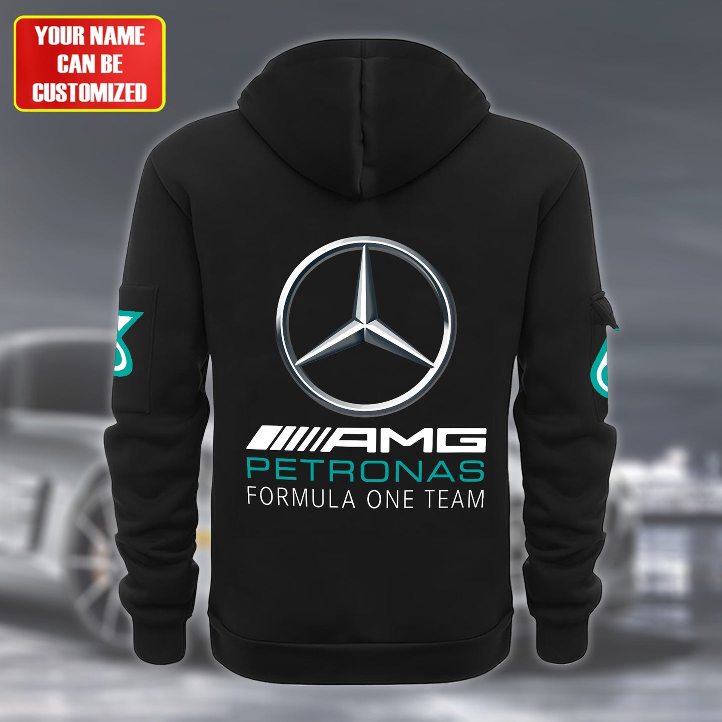 Personalized Merc AMG Petronas Zip-Hoodie Cotton Jacket V2