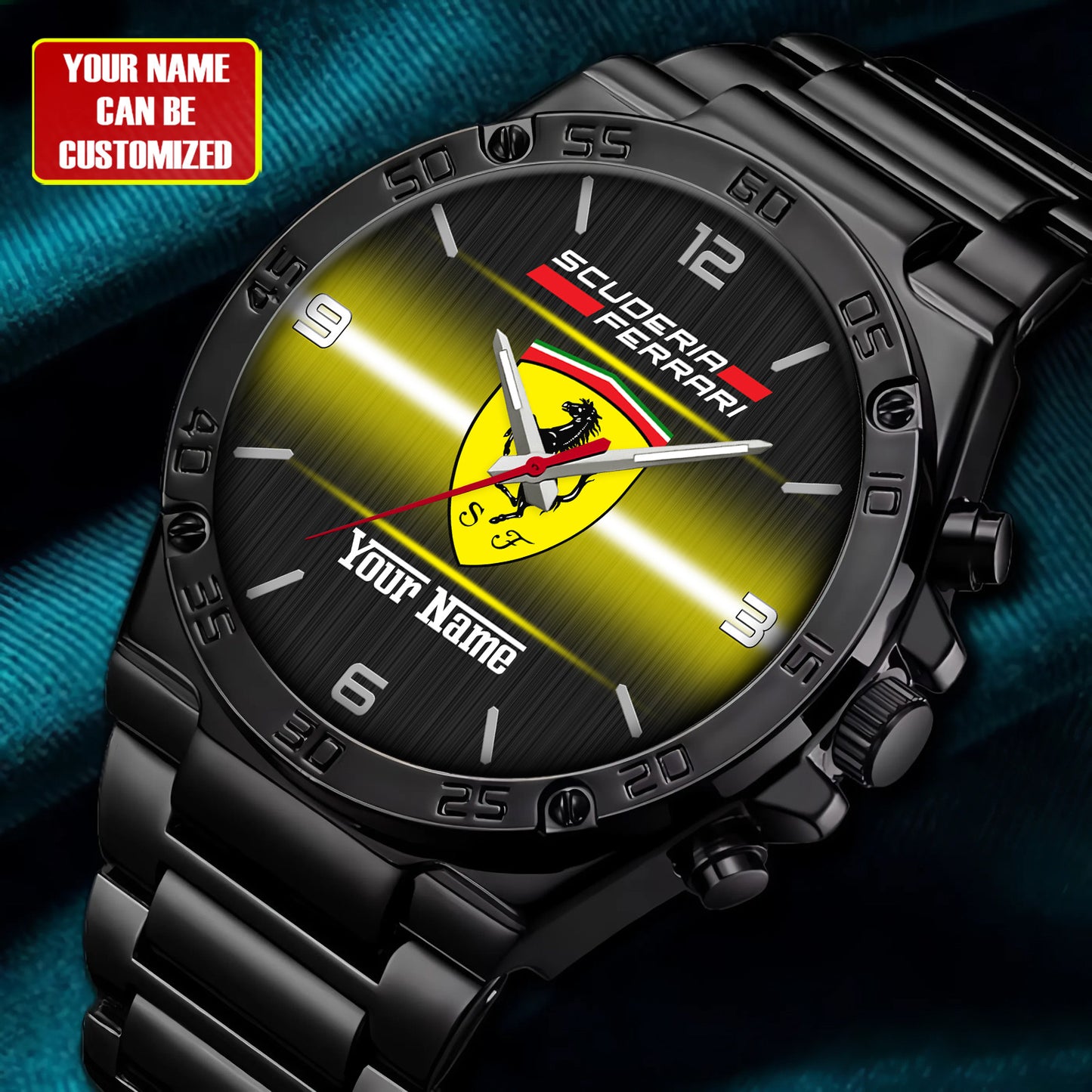 Personalized SF Sport Dial Steel Watch