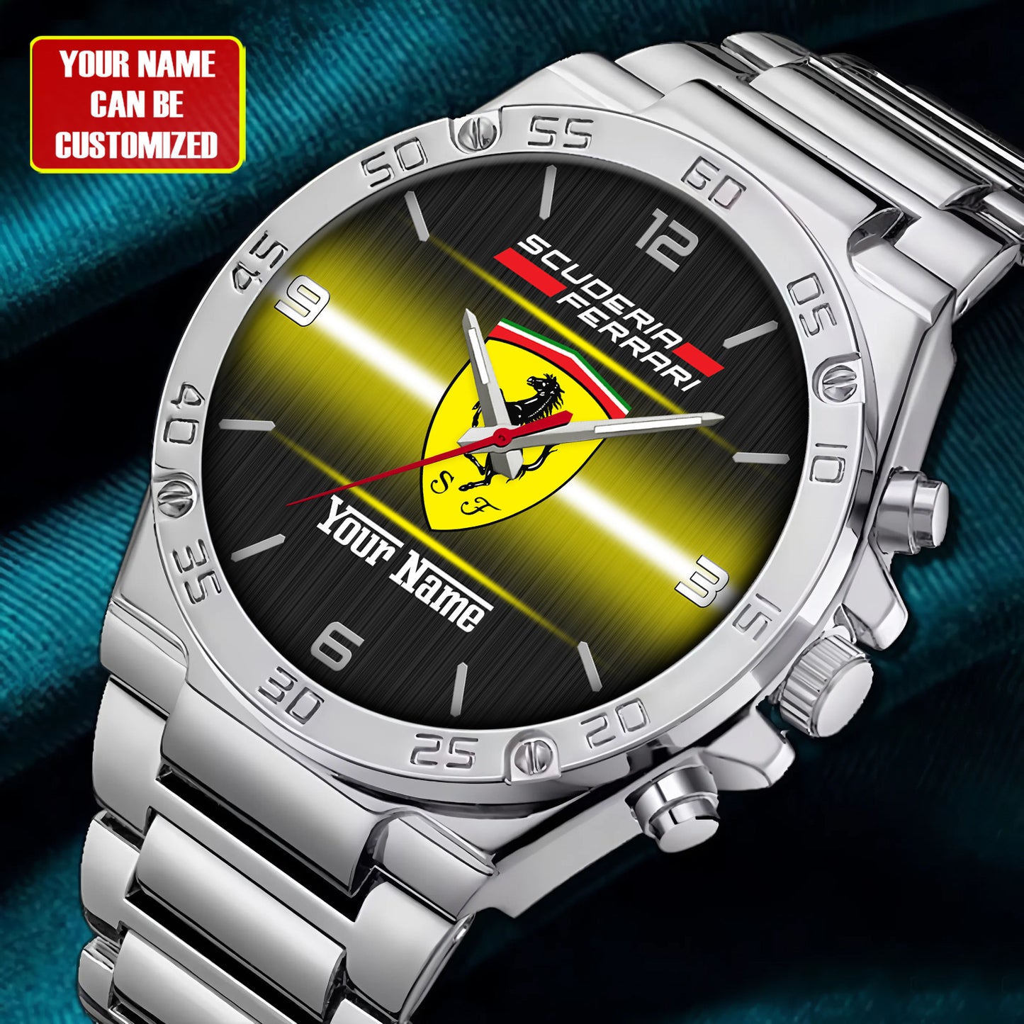 Personalized SF Sport Dial Steel Watch