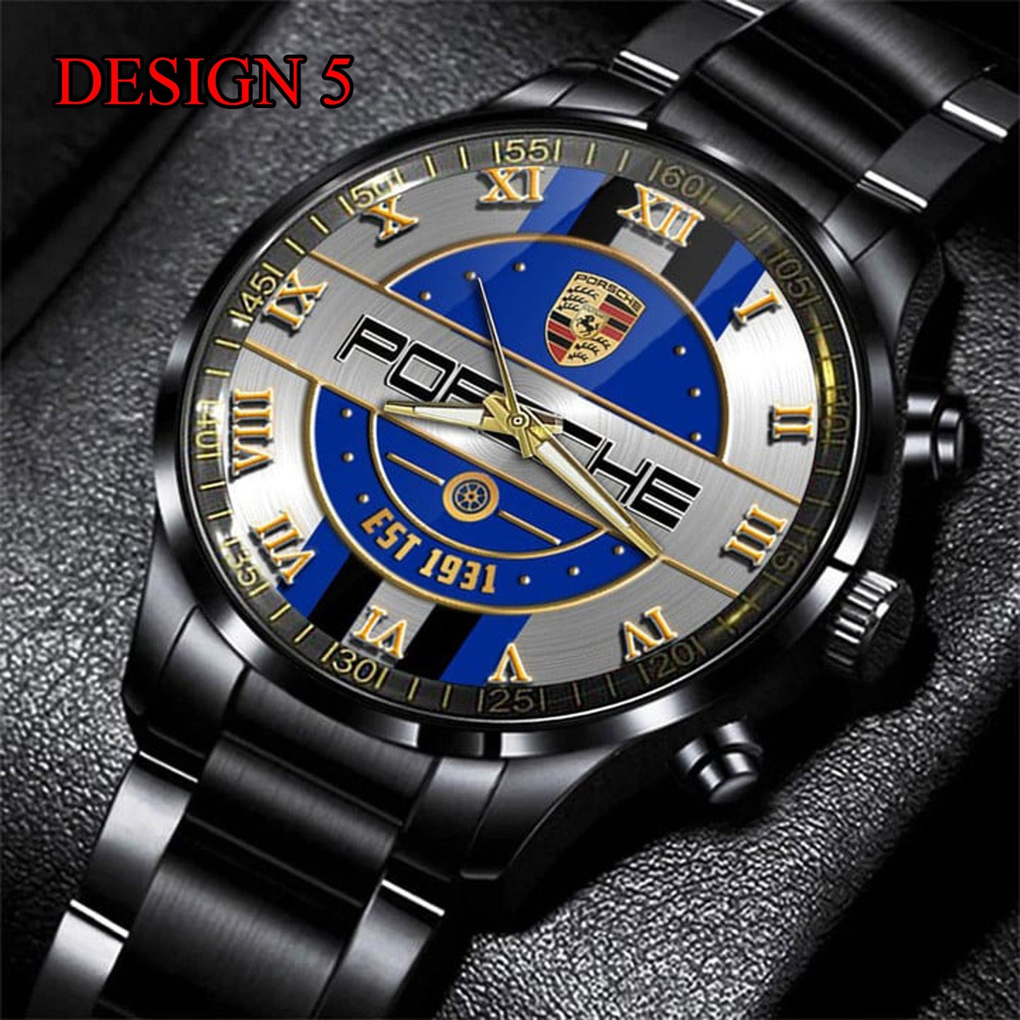 Pors Luxury Stainless Steel Watch V5