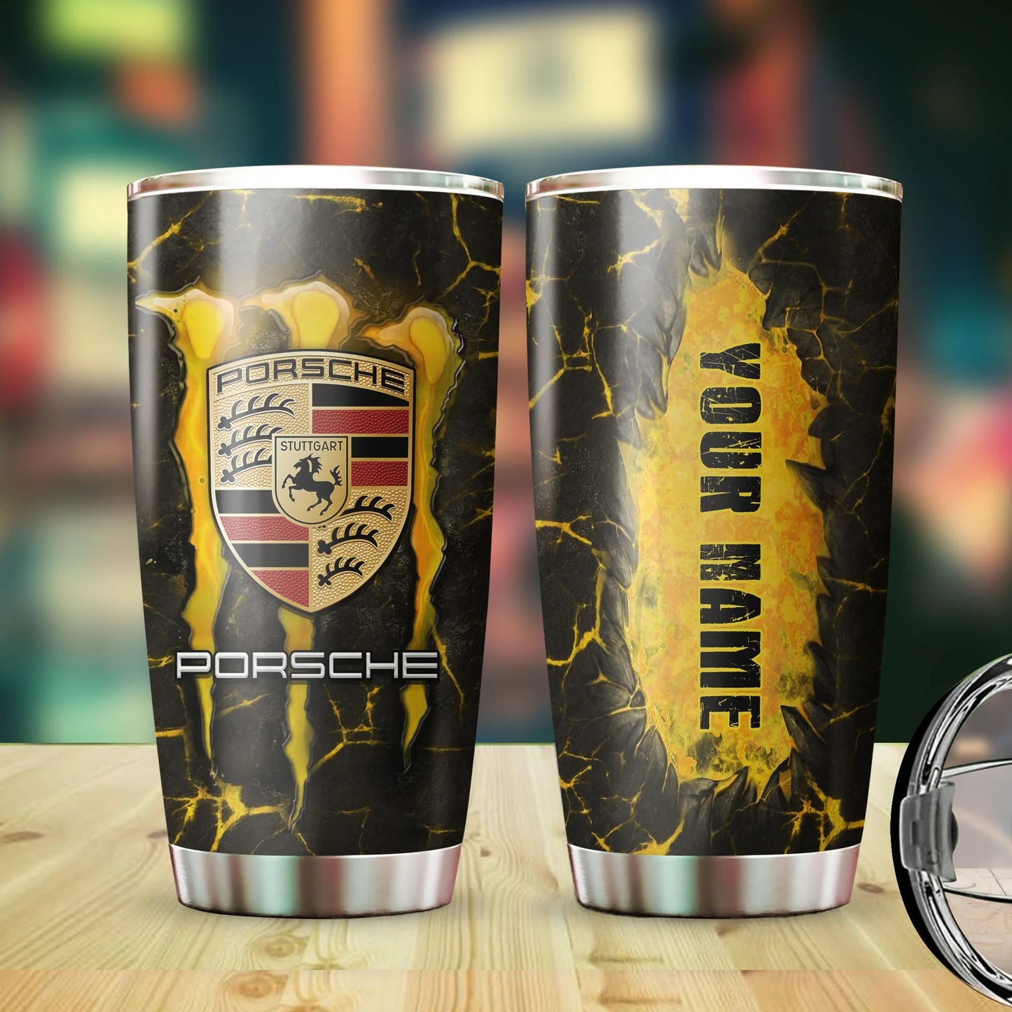 Personalized Pors Stainless Tumbler 20oz 30oz Cup