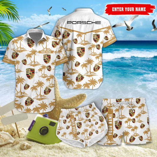 Pors Tropical Hawaii Shirt Beach Short V2