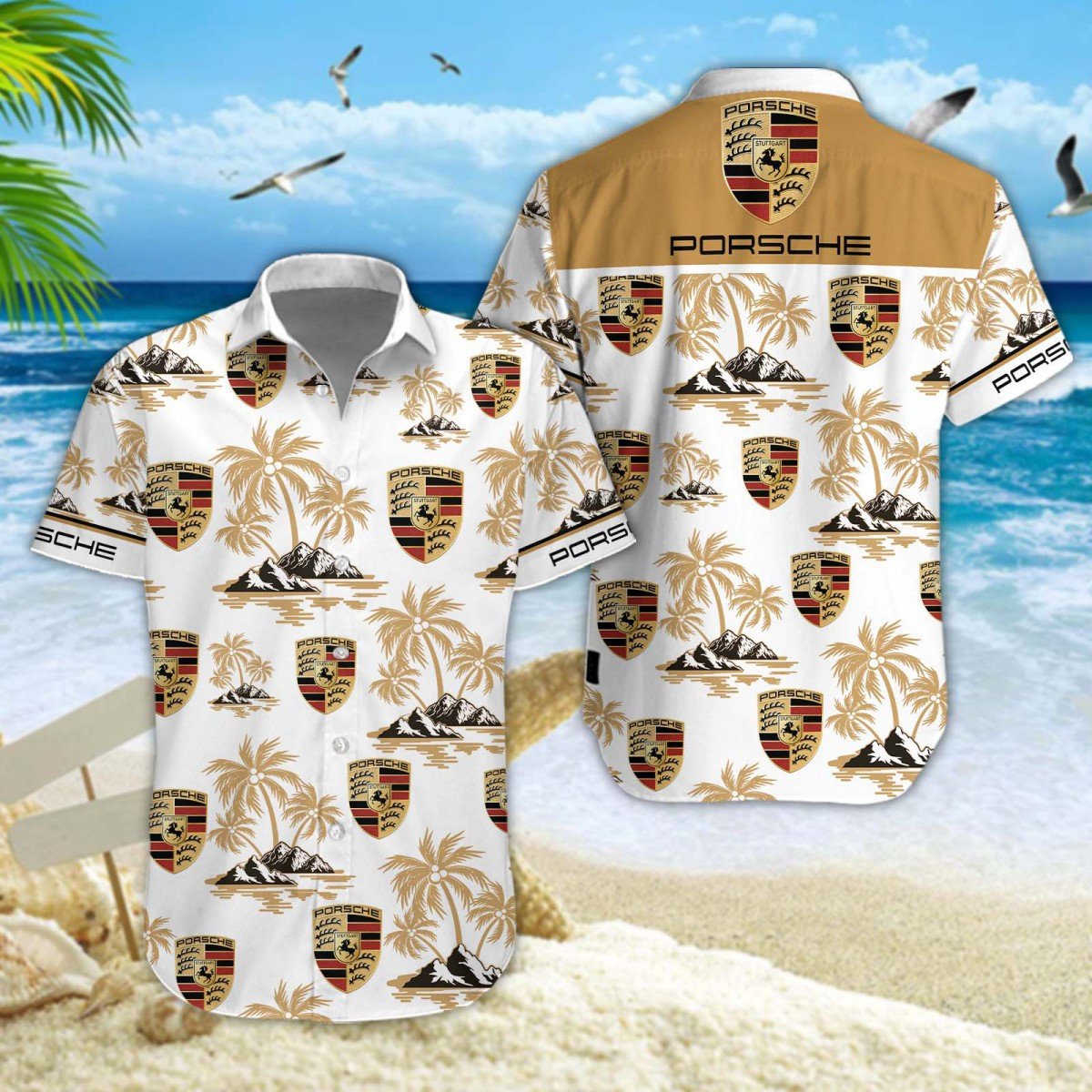 Pors Tropical Hawaii Shirt Beach Short V3