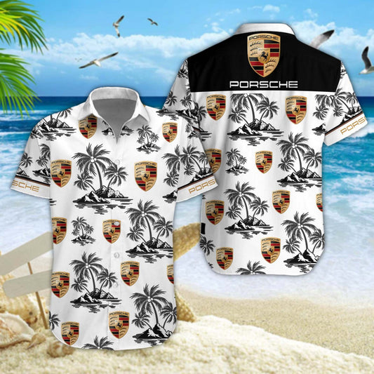 Pors Tropical Hawaii Shirt Beach Short V5