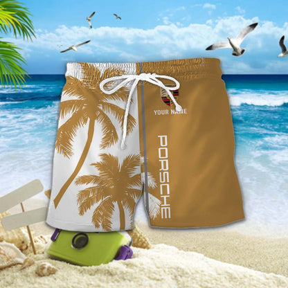 Pors Tropical Hawaii Shirt Beach Short V6