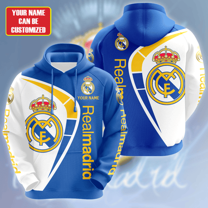 Personalized Real Madrid 3D All over Printed Hoodie and Sweatpants set V17