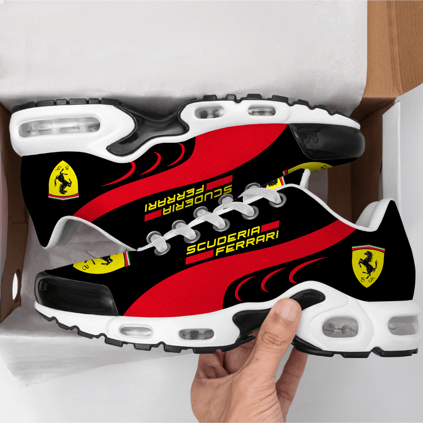 SF Motor Sport Team Air Cushion Red Sneaker