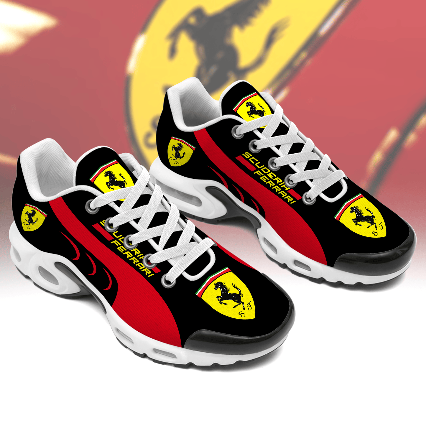 SF Motor Sport Team Air Cushion Red Sneaker