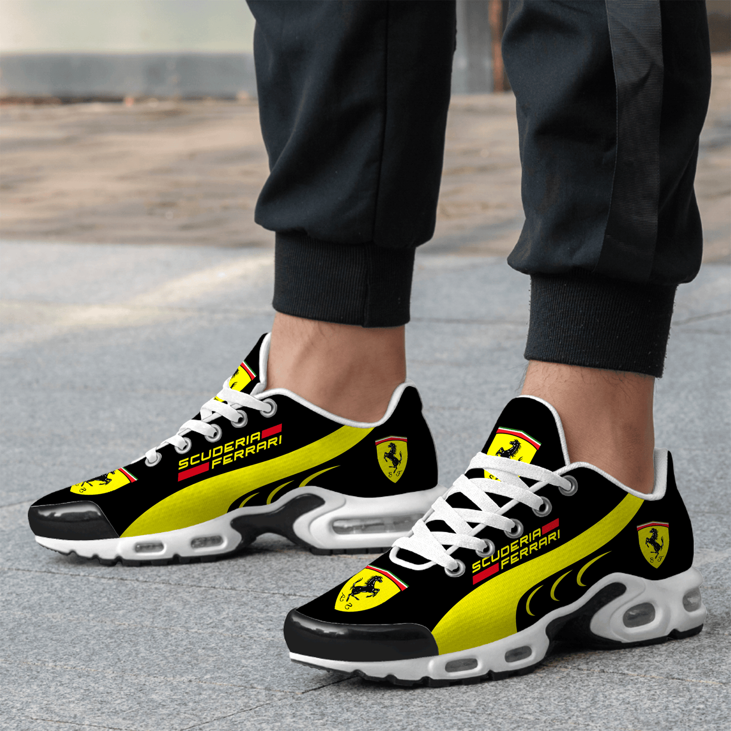SF Motor Sport Team Air Cushion Yellow Sneaker