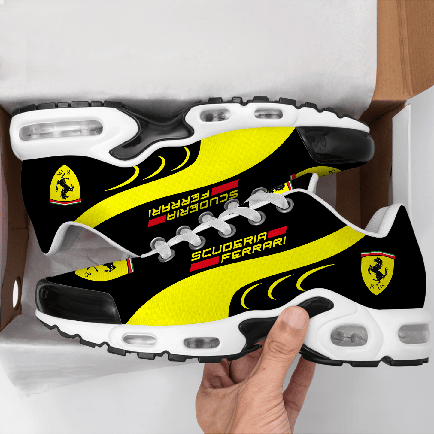 SF Motor Sport Team Air Cushion Yellow Sneaker