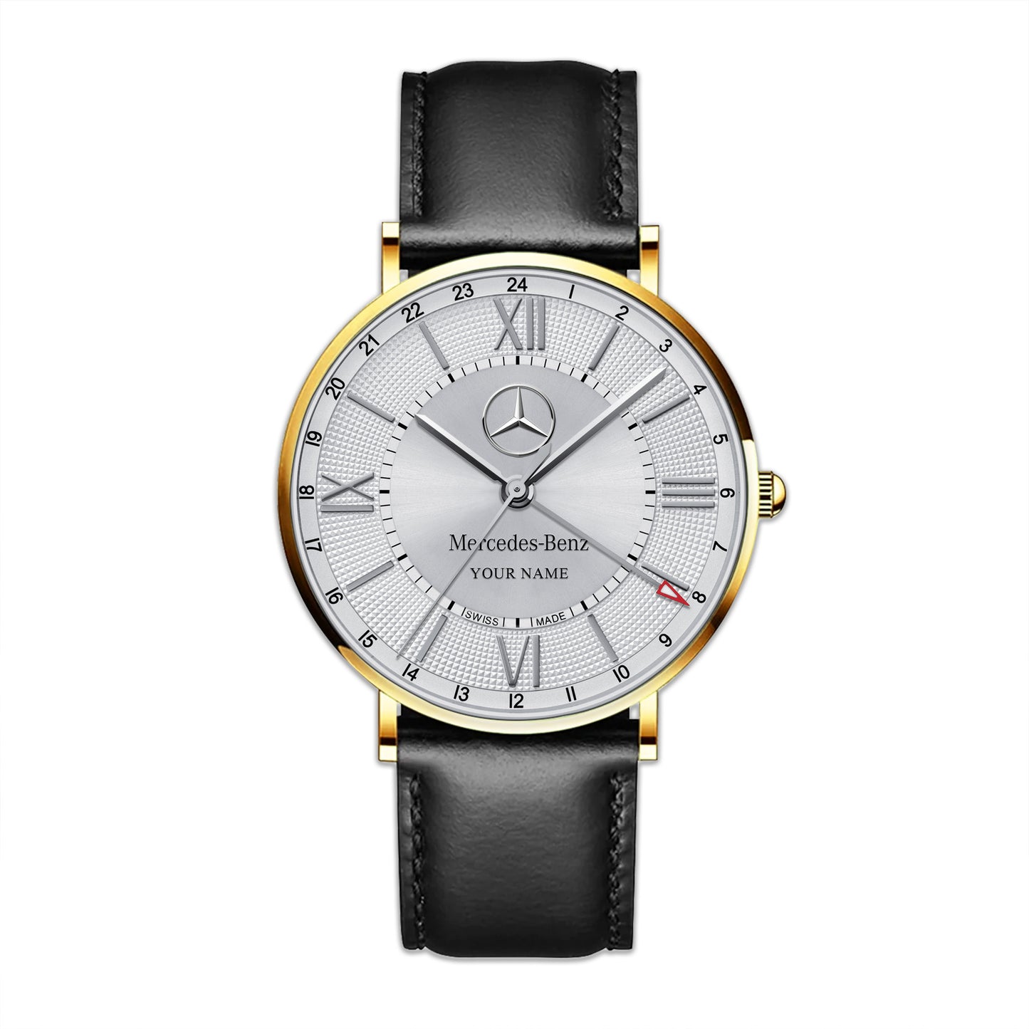 Personalized Merc Tissot Quartz Leather Watch Q250314