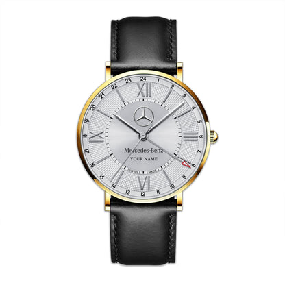 Personalized Merc Tissot Quartz Leather Watch Q250314