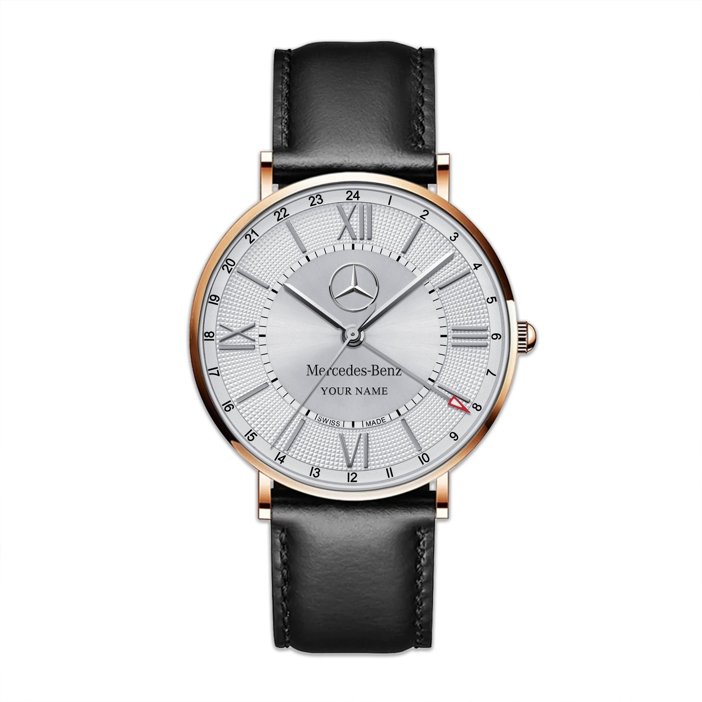 Personalized Merc Tissot Quartz Leather Watch Q250314