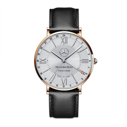 Personalized Merc Tissot Quartz Leather Watch Q250314