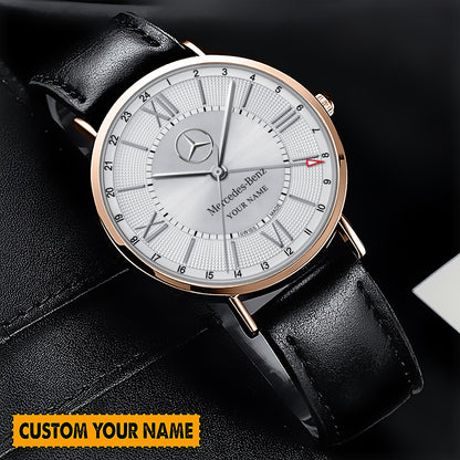 Personalized Merc Tissot Quartz Leather Watch Q250314