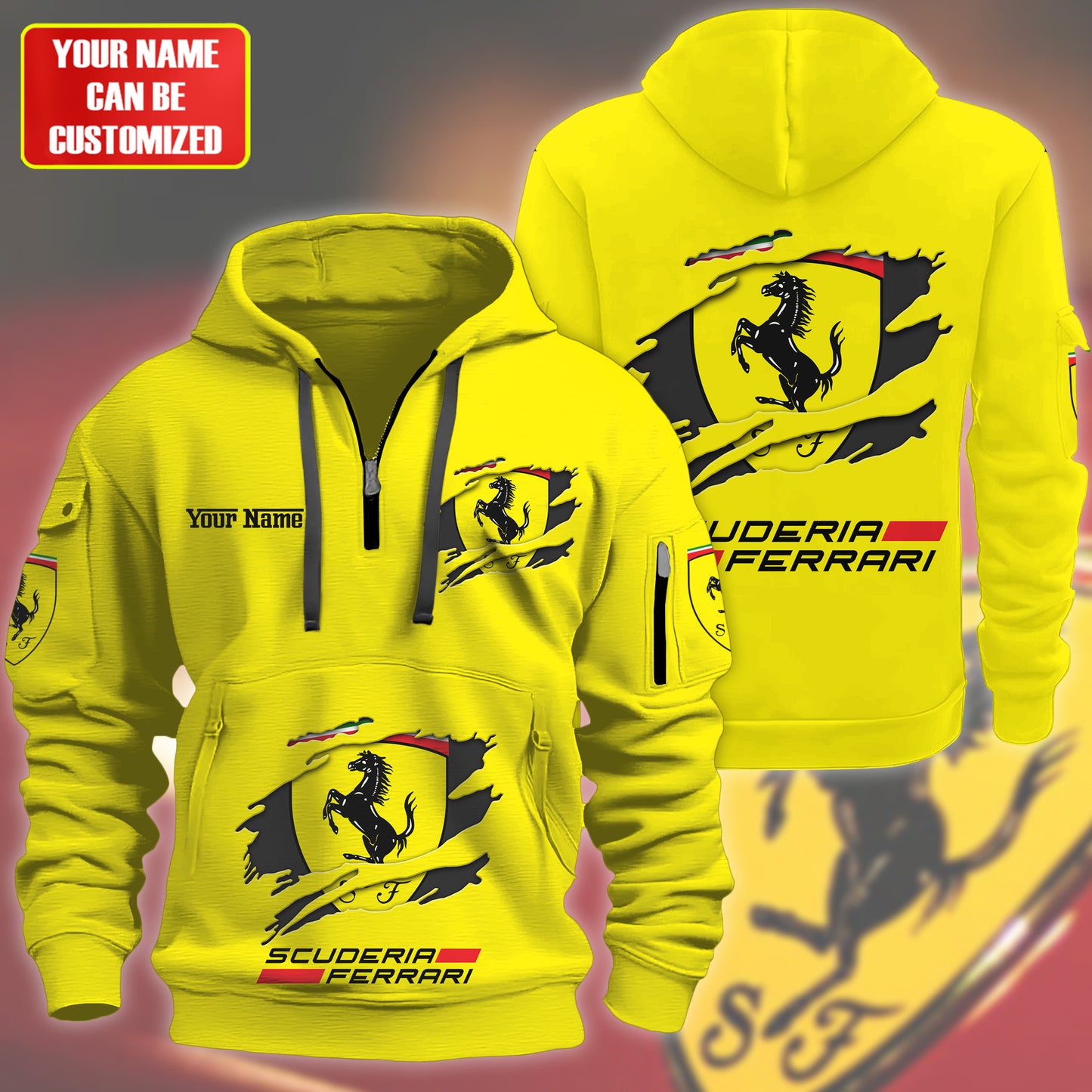 Personalized SF Tear 3D Zip-Hoodie Cotton Jacket