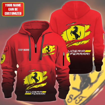 Personalized SF Tear 3D Zip-Hoodie Cotton Jacket