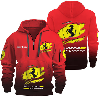 Personalized SF Tear 3D Zip-Hoodie Cotton Jacket