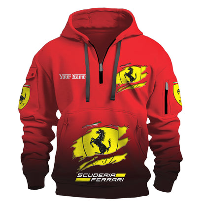 Personalized SF Tear 3D Zip-Hoodie Cotton Jacket