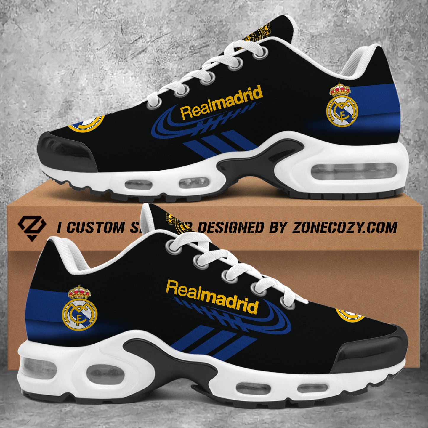 Personalized Real Madrid Air Cushion Sneaker V2