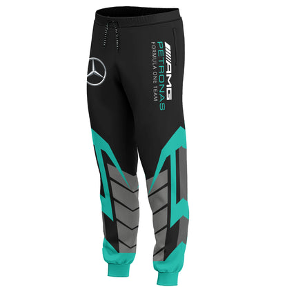 Personalized Merc AMG Petronas 3D All over Printed Hoodie and Sweatpants set V3
