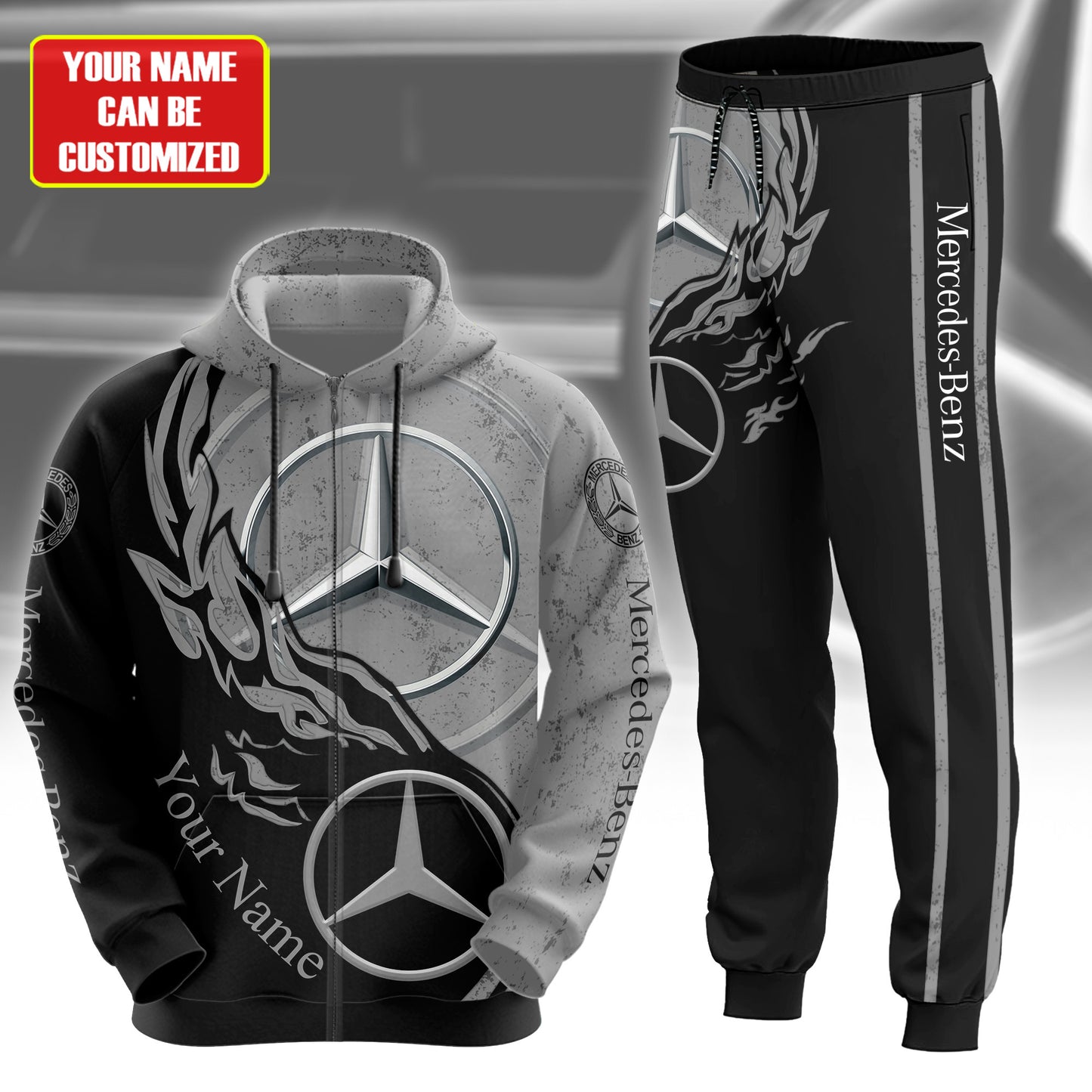 Personalized Merc 3D All over Printed Hoodie and Sweatpants set V16