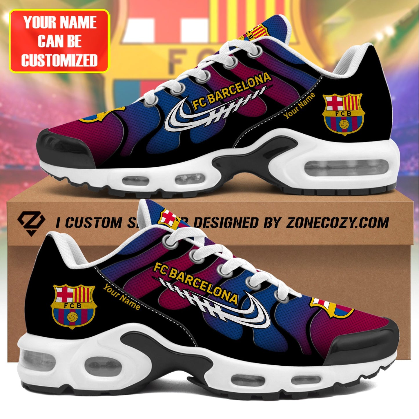 Personalized Barça Q6 Air Cushion Sneaker Q310301