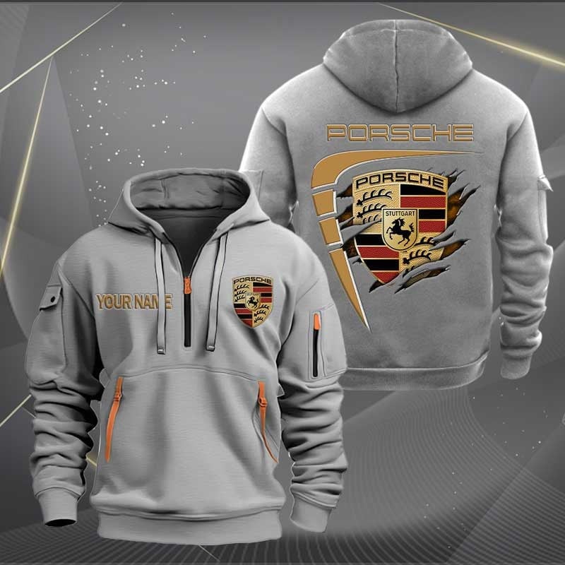 Personalized Pors Tear Zip-Hoodie Cotton Jacket