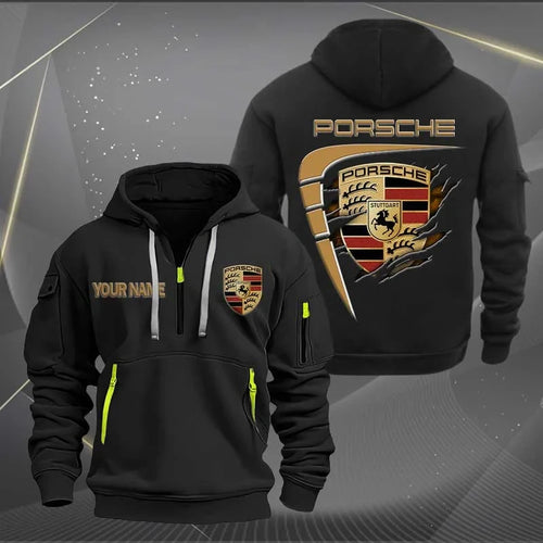 Personalized Pors Tear Zip-Hoodie Cotton Jacket