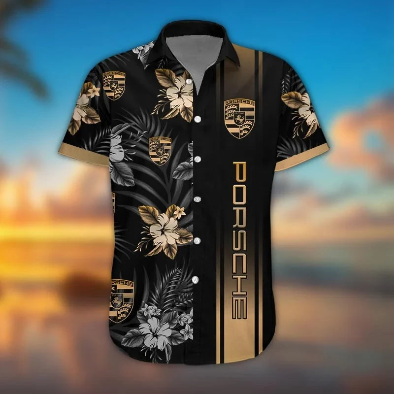 Pors Tropical Hawaii Shirt Beach Short V10