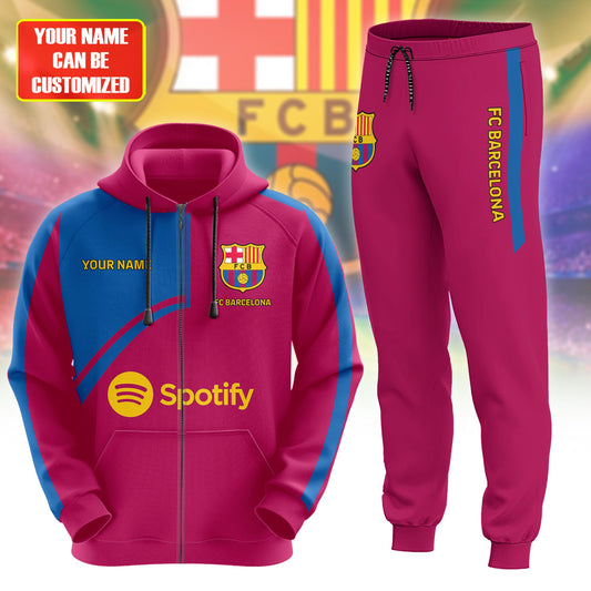 Personalized Barcelona 3D All over Printed Hoodie and Sweatpants set V18